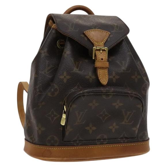 Louis Vuitton Montsouris Brown Canvas backpack - Picture 1 of 10